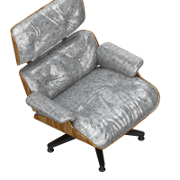 Modern leather art lounge chair