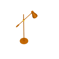 Modern wrought iron floor lamp