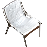 Modern fabric lounge chair