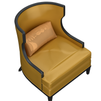 American leather art single sofa