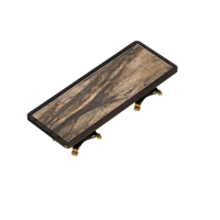 European solid wood dining table