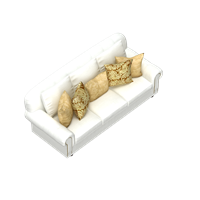 American fabric multi-person sofa