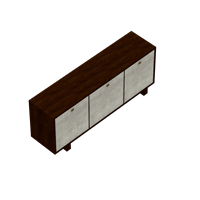 Modern wooden TV cabinet
