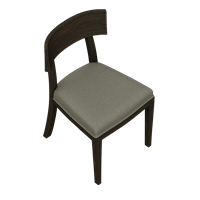 Modern wooden dining chair