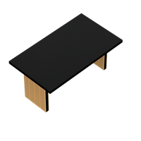 Modern painted dining table