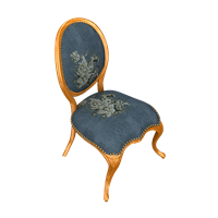 European fabric dining chair
