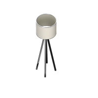 Modern wrought iron floor lamp