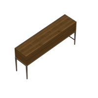 Modern wooden art cabinet
