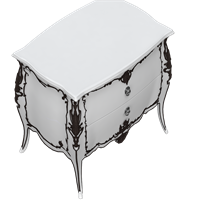 American bedside table
