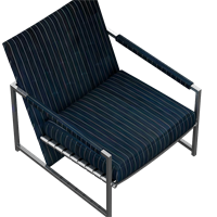 Modern fabric lounge chair