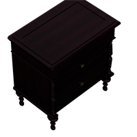 American bedside table