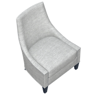 Modern fabric single sofa
