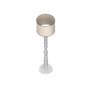 Chinese wooden floor lamp