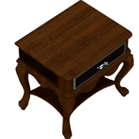 American bedside table