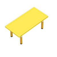 Modern plastic children's table