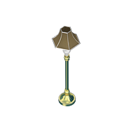 American metal floor lamp