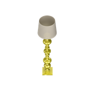 Modern metal floor lamp