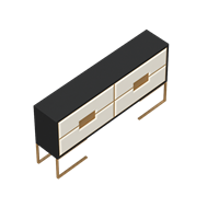 Modern wooden TV cabinet