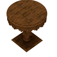 Modern wooden art side