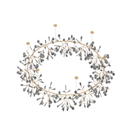 Modern metal decorative light