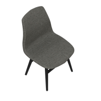 Modern fabric dining chair