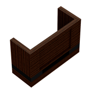 Modern wooden TV cabinet