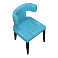 modern fabric dining chair