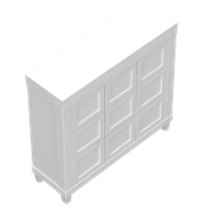 Modern children's storage cabinet