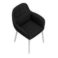 Modern leather dining chair