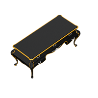 American straight side desk