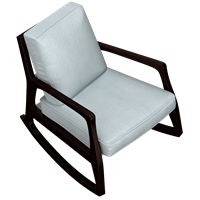 Chinese leather art single sofa