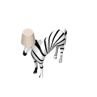 American ceramic floor lamp