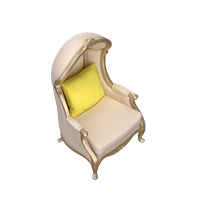 American fabric high back chair