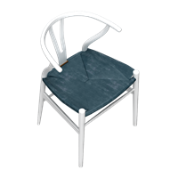 Chinese style fabric dining chair
