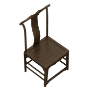 Chinese solid wood official hat chair