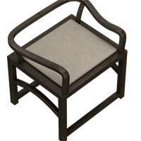 Chinese style solid wood armchairs