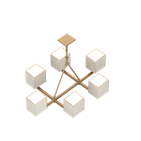 Chinese metal chandelier