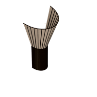 Chinese wooden wall lamp