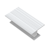 Modern wooden dining table