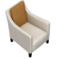 Modern cloth art single sofa
