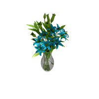 Desktop green plant - glassware