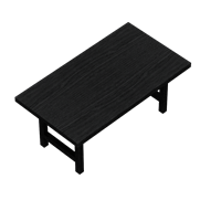 Modern wooden dining table
