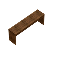 Chinese straight side desk