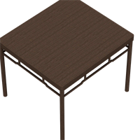 Chinese straight side desk