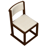 Chinese fabric dining chair