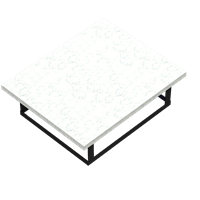 Modern marble coffee table