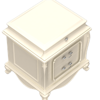 European bedside table
