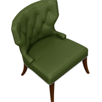 American leather art high back chair