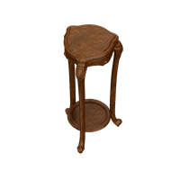 American wooden flower stand
