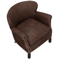 American leather art single sofa